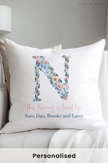 Personalised 100% Cotton Cushion by Koko Blossom