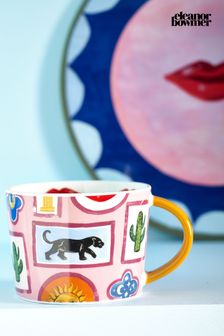 Eleanor Bowmer Set of 2 Pink Electric Coast Icon Mugs