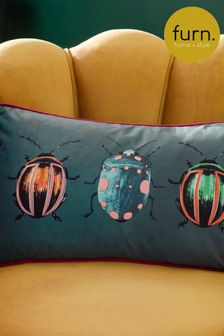 Furn Emerald Beetalis Velvet Cushion