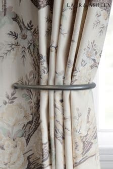 Grey Set of Two Ball End Curtain Holdback