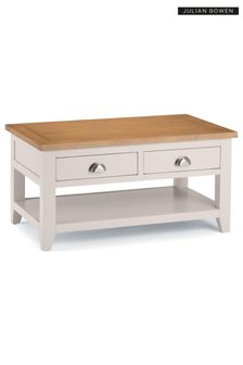 Julian Bowen Elephant Grey Euro Oak Richmond Coffee Table With 2 Drawers