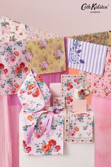 Cath Kidston Pink Archive Rose Double Oven Glove