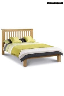 Julian Bowen Light Oak Amsterdam Low Footend Wooden Bed