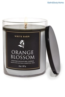 Bath & Body Works Orange Blossom Signature Single Wick Candle 8 oz / 227 g