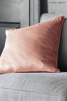 Pink Nigella Feather Cushion