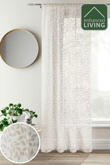 Enhanced Living Natural Willow Pair Of Voile Panels