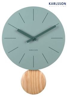 Karlsson Jungle Green Arlo Pendulum Wall Clock
