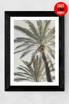 East End Prints Black Palm Tree Framed Art Print