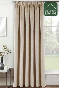 Enhanced Living Cream Thermal Blackout Oxford Door Curtains