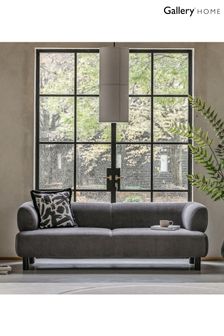 Gallery Home Anthracite Grey Archway 3 Seater Sofa
