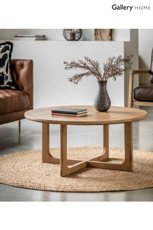 Gallery Home Natural Neston Round Coffee Table