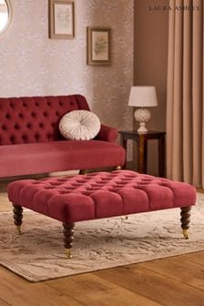 Launton Rosewood Red Ropsley Footstool