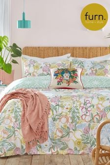 Furn Multicolour Taormina Floral Duvet Cover Set