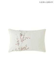 Cranberry Red Cream Pussy Willow Pillow Cases