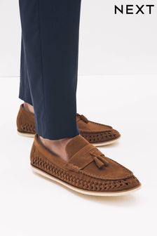 Tan Brown Tassel Loafers (C00361) | £40
