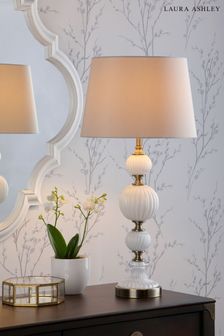 White Croxden Complete Table Lamp