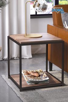 Dorel Home Weathered Oak Europe Quincy End Table