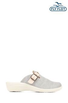 Fly Flot Grey Wide Fit Lightweight Anatomic Clogs