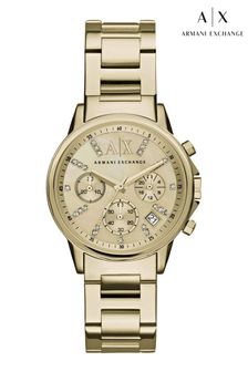 Armani Exchange Lady Banks Gold Toned Smart Watch