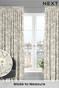 Yellow Burley Made To Measure Curtains