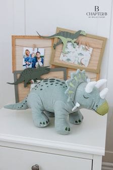 Chapter B Green Kids Club 3D Plush Triceratops Dino Cushion (C04443) | £16