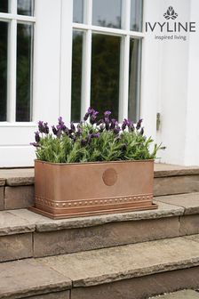 Ivyline Copper Kew Aged Copper Regency Outdoor Trough (C05628) | £75