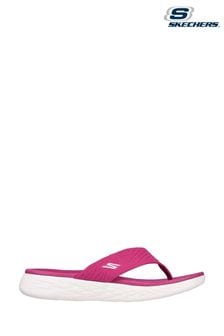 Skechers Red On-The-Go 600 Sunny Toe Post Sandals (C07339) | £47