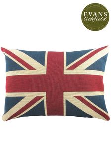 Evans Lichfield Red Union Jack Cushion