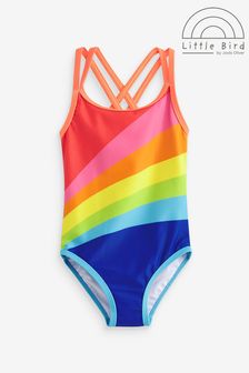 Little Bird by Jools Oliver Multi Rainbow Swimsuit (C08991) | £18 - £24