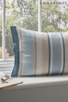 Seaspray Blue Awning Stripe Cushion