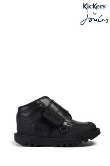 Kickers Black Kick Mid Scruff Shoes (C13493) | £52
