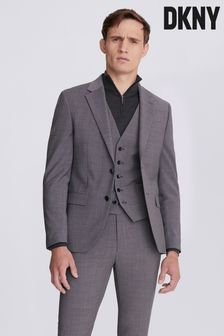 DKNY Slim Fit Grey Suit: Jacket (C13709) | £219