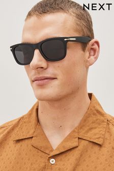 Black Square Polarised Sunglasses (C14764) | £16