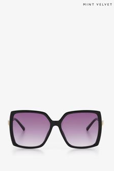Mint Velvet Santa Monica Black Sunglasses