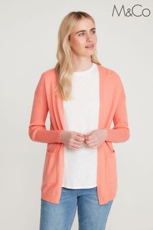 M&Co Pink Lightweight Knitted Cardigan