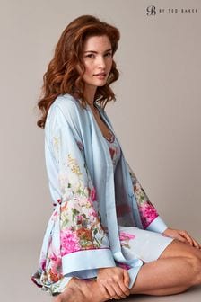 B by Ted Baker Blue Satin Robe (C18403) | £49