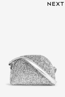 Silver Occasion Cross-Body Bag (C19492) | £13