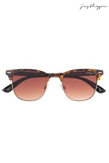 Hype. Brown Club Low Toirtoise Shell Sunglasses
