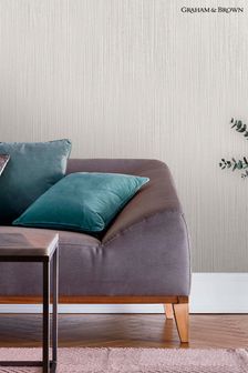 Graham & Brown White Lustre Wallpaper