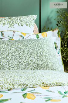Morris & Co Set of 2 Green Lemon Tree Pillowcases