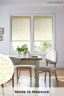 Laura Ashley Ochre Yellow Aria Made To Measure Roller Blind