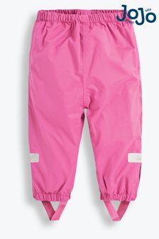 JoJo Maman Bébé Pink Pack-Away Waterproof Trousers (C27730) | £22