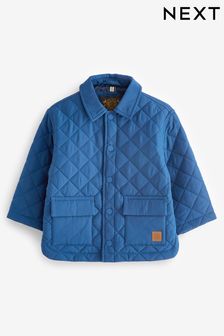 Navy Blue Lightweight Quilted Jacket (3mths-10yrs) (C28172) | £21 - £27