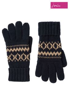 Womens Accessories Gloves Emporio Armani Wool Gloves in Dark Blue Blue 