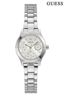 Guess Ladies Silver Tone Piper Work Life Watch (C32817) | £135