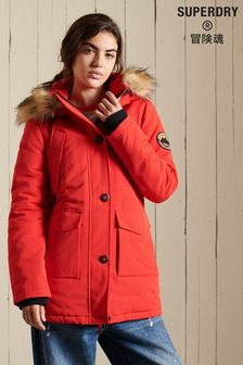 Red Superdry Coatsandjackets 