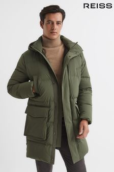 next khaki padded jacket
