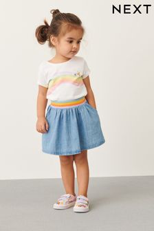Multi 2 Piece Skirt & T-Shirt Set (3mths-7yrs) (C38183) | £18 - £22