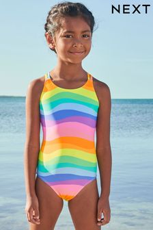 Multi Bright Swimsuit (3-16yrs) (C40116) | £12 - £17