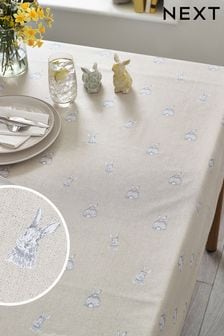 Natural Bunny Rabbit Wipe Clean Table Cloth (C44511) | £32